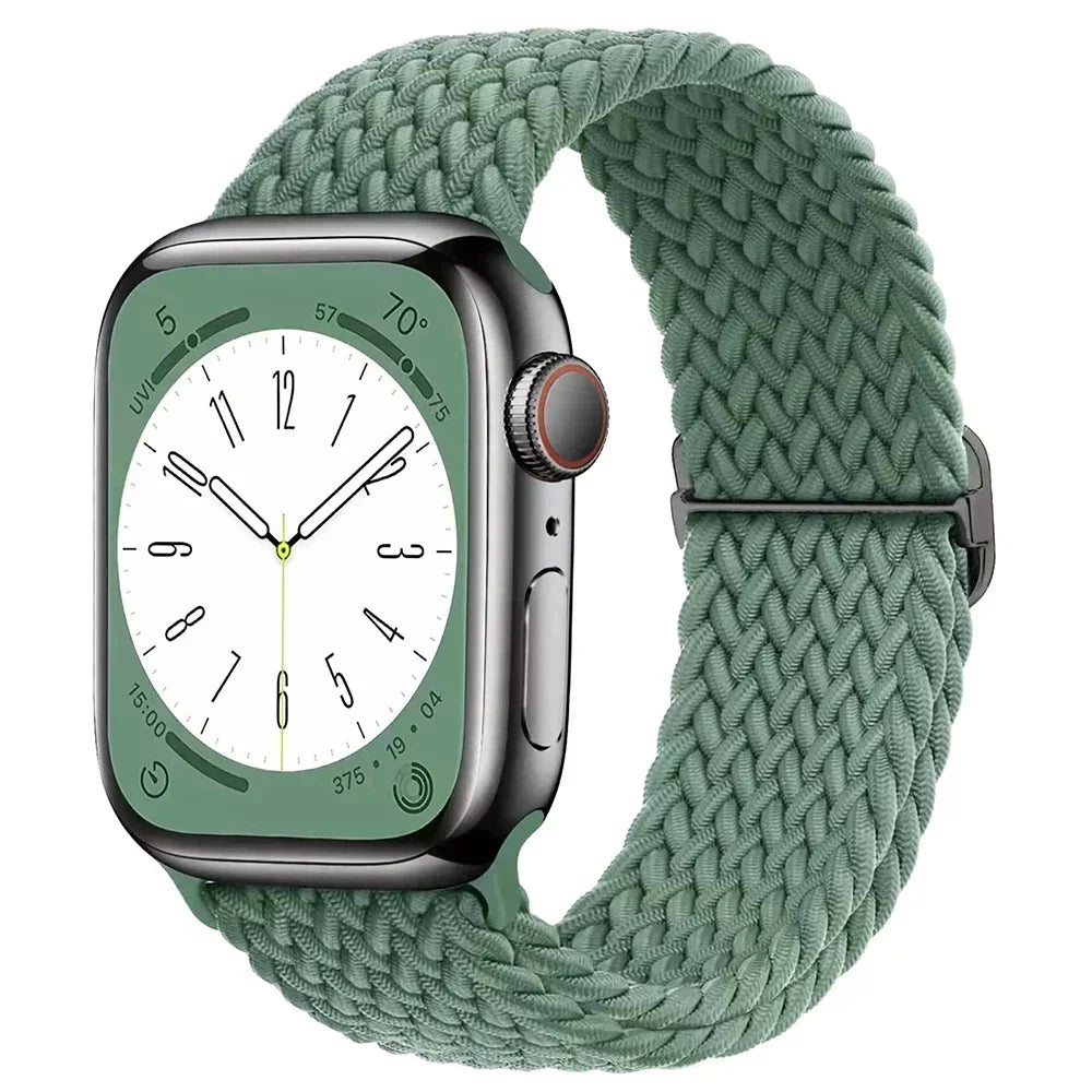 Stretchable Braided Loop Band for Apple Watch