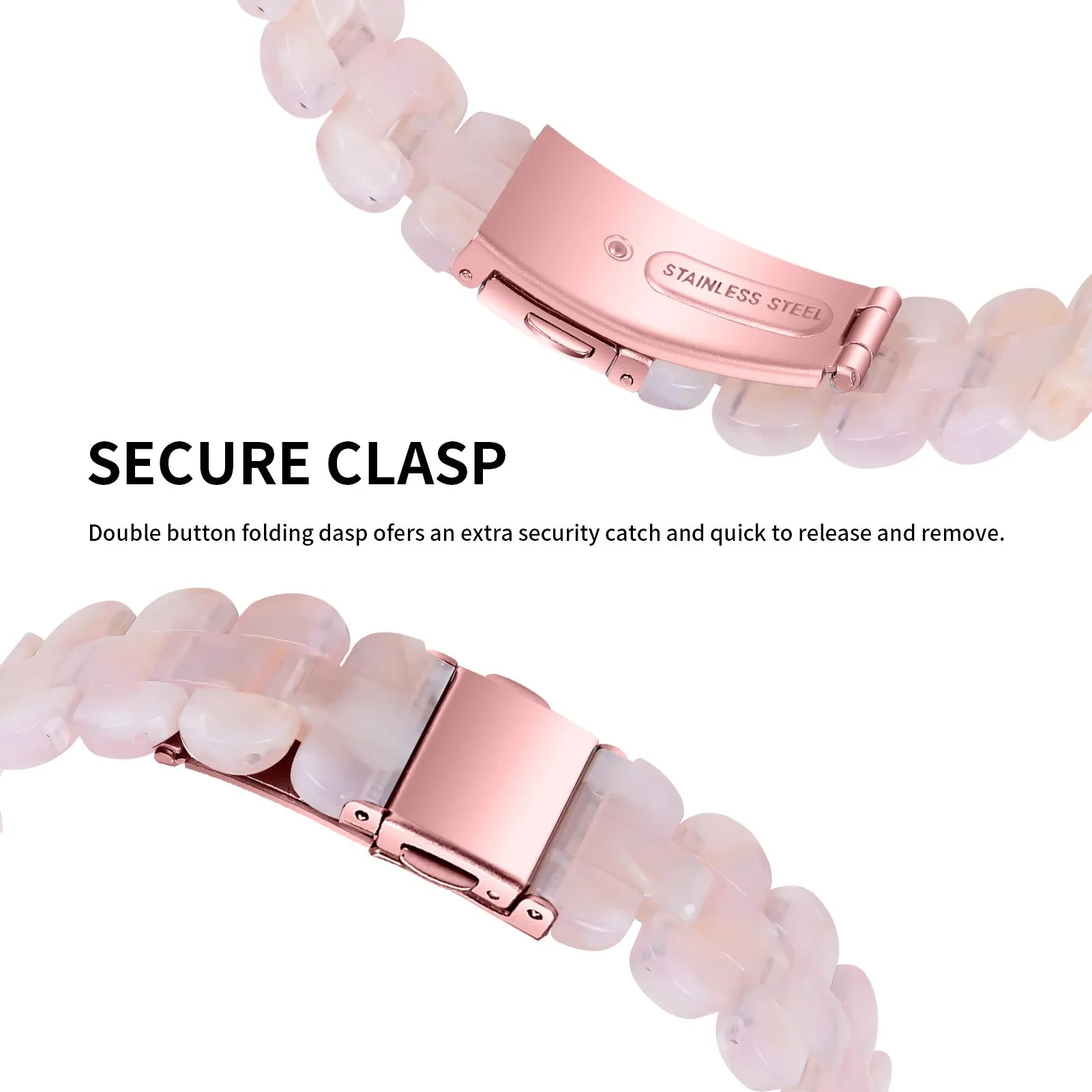 Premium Resin Bracelet Strap for Apple Watch