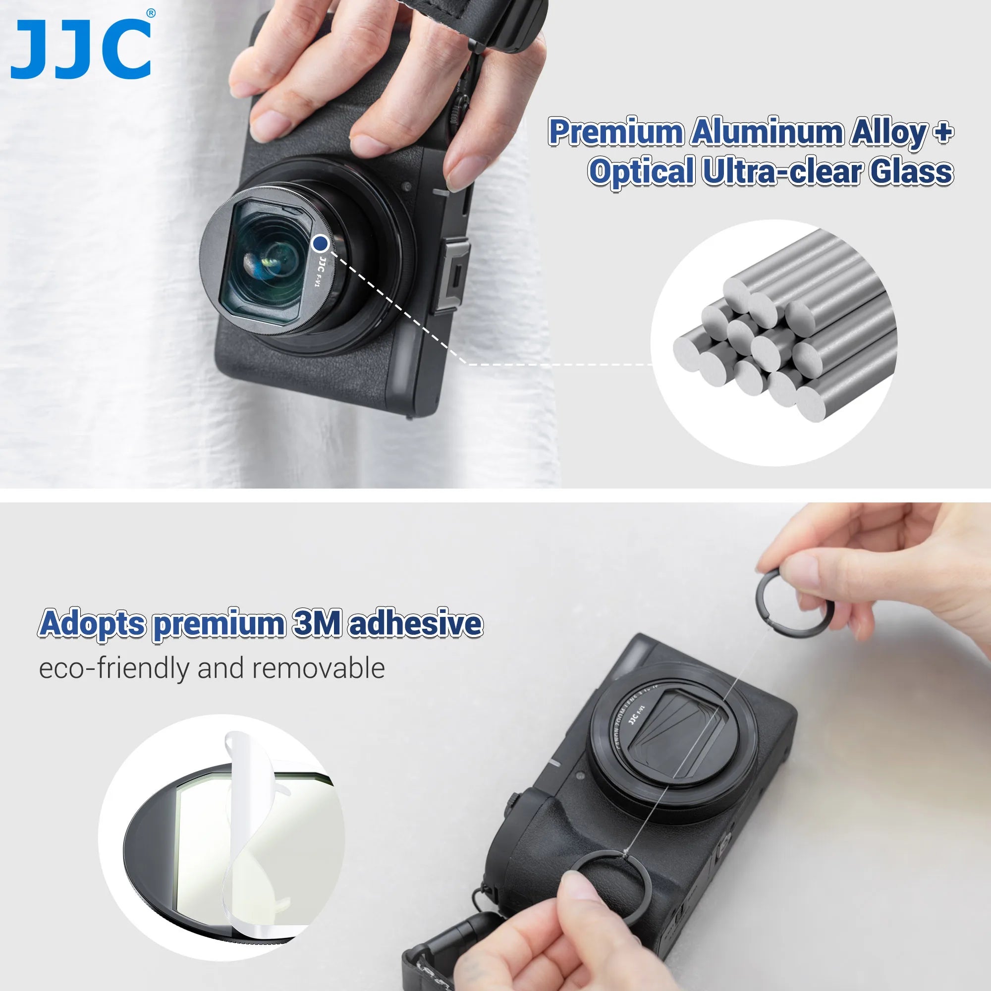 JJC Multi-Coated Ultra-Slim UV Lens Filter for Canon PowerShot V1