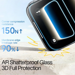 HD Tempered Glass Screen Protector with 3D Pressure Chamber Application for iPhone 17 Series