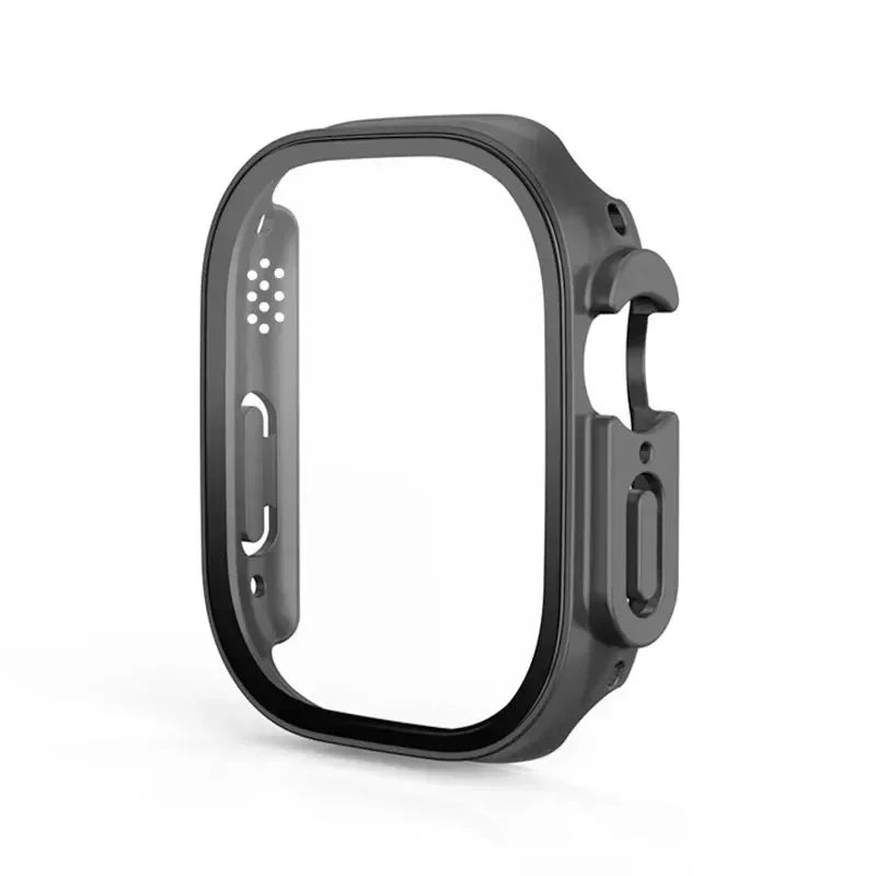 Tempered Glass Screen Protector + PC Bumper Case for Apple Watch Ultra