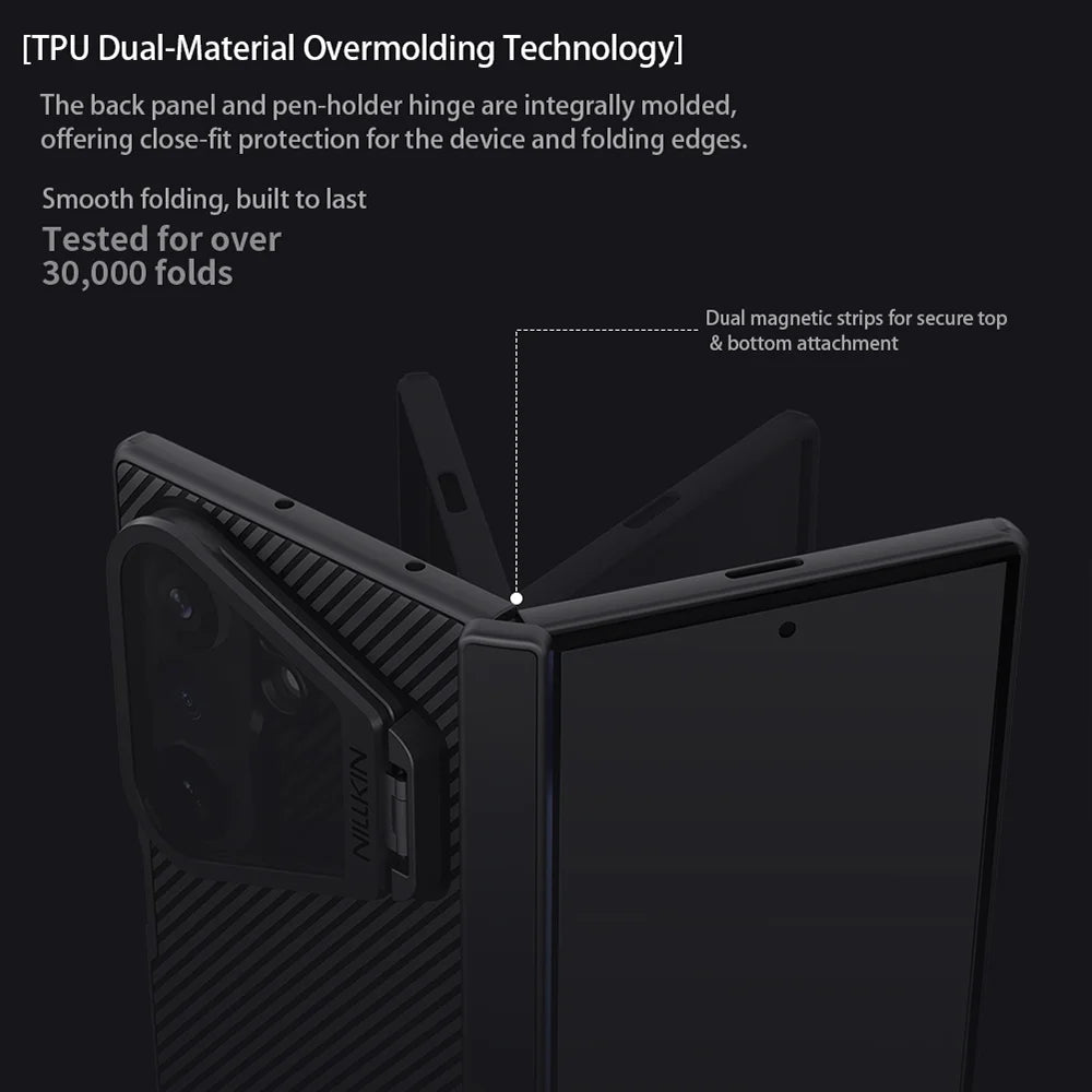 Premium Magnetic Protective Case with Stand for Samsung Galaxy Z Fold 8 Ultra