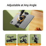 Rotatable Clip-On Phone and Tablet Holder Stand