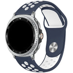 Dual Color Soft Silicone Sport Band for Samsung Galaxy Watch 8 & Galaxy Watch 8 Classic
