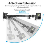 Ulanzi Go-Quick II Extendable Suction Cup Mount for Action Cameras & Smartphones