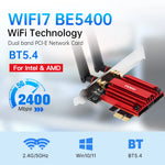Fenvi WiFi 7 Desktop PCIe Card With Bluetooth 5.4 and Tri-Band