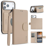 iPhone 17 Series Leather Flip Case with RFID Card Slots