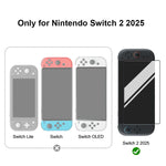 Nintendo Switch 2 Transparent Tempered Glass Screen Protector