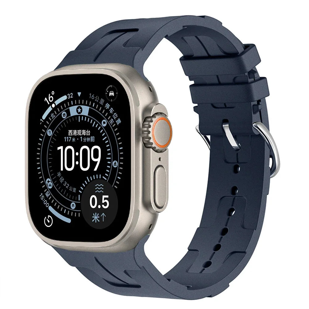 Kilim Design Silicone Band for Apple Watch