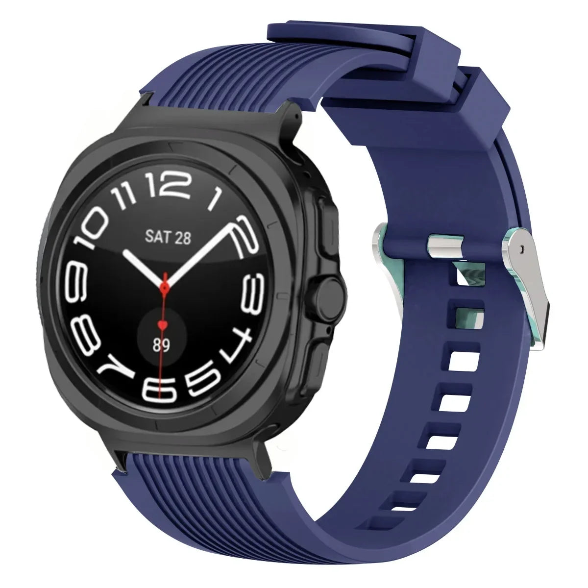 Stripe Textured Silicone Wristband for Samsung Galaxy Watch Ultra and Samsung Galaxy Watch Ultra (2025)