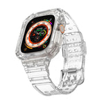 Transparent Protective Case with Silicone Band for Apple Watch Ultra 3