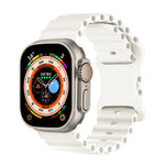 Durable Silicone Ocean Strap for Apple Watch