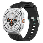 Stripe Textured Silicone Wristband for Samsung Galaxy Watch Ultra and Samsung Galaxy Watch Ultra (2025)