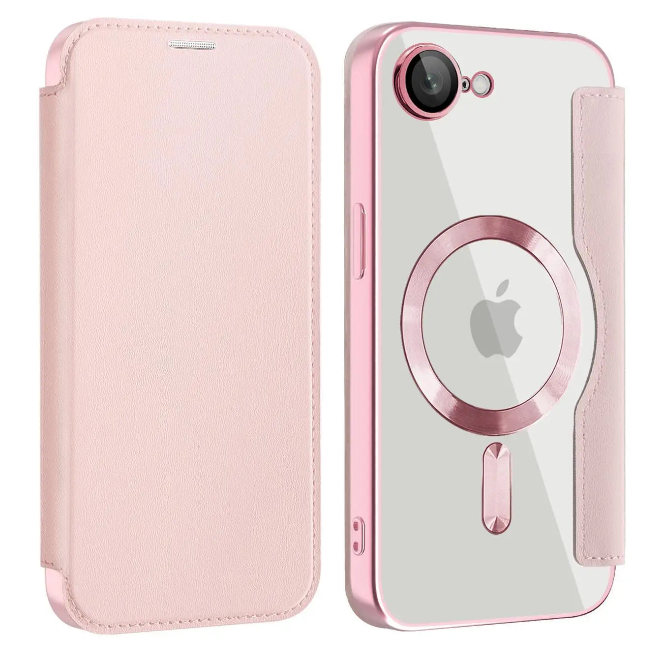 Protective Flip Magnetic Leather Case for iPhone 16e