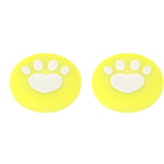 2-Pack Soft Silicone Cute Cat Thumbstick Grips for Nintendo Switch 2 Joy-Con Controllers