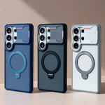 Shockproof Magnetic Case with Ring Stand for Samsung Galaxy S26 Series