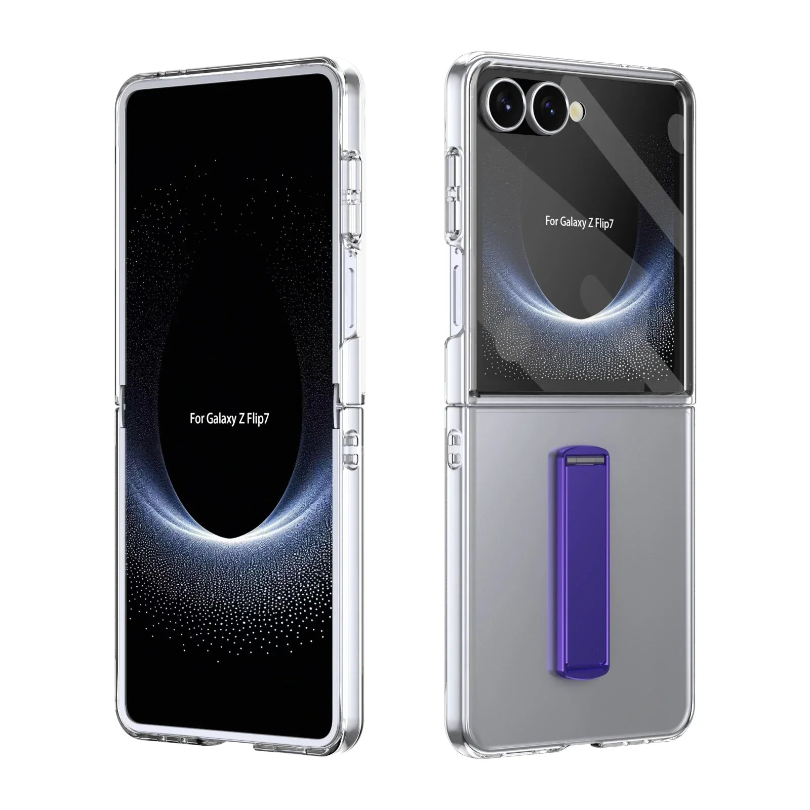 Protective Phone Case with Screen Protector & Glass Lens Film for Samsung Galaxy Z Flip 7