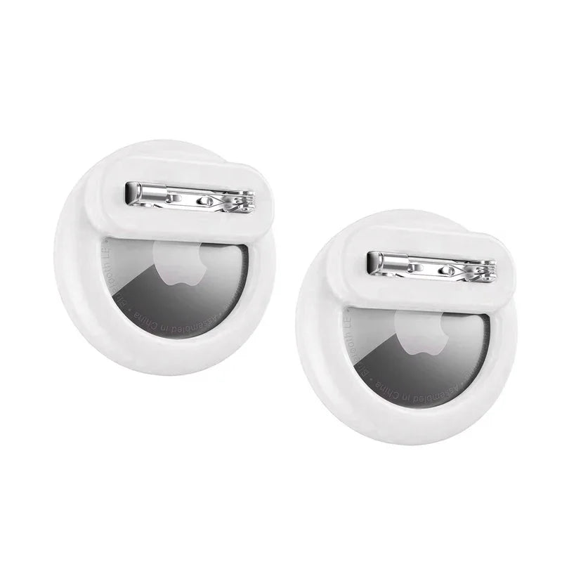 Secure Silicone AirTag Case with Safety Pin