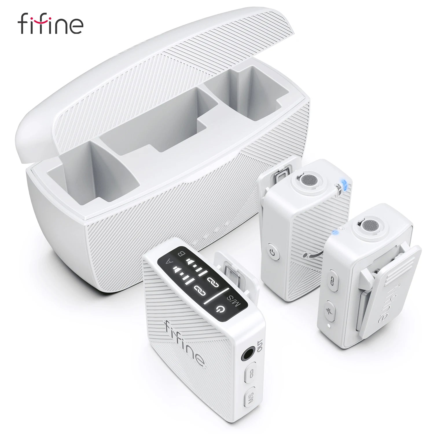 FIFINE M9W Dual Lavalier Wireless Microphone