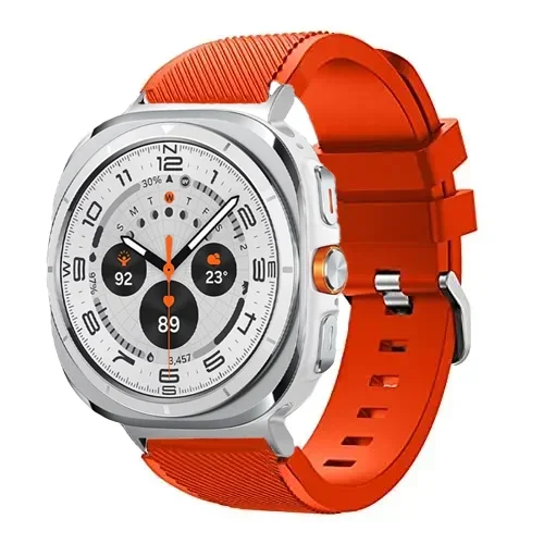 Stripe Textured Silicone Wristband for Samsung Galaxy Watch Ultra and Samsung Galaxy Watch Ultra (2025)