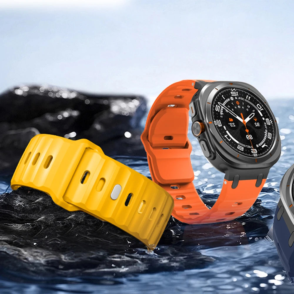 Stainless Steel + Silicone Band for Samsung Galaxy Watch Ultra