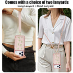 Skin Feel Embroidered Leather Wallet Case for iPhone 17 Series