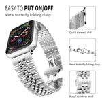 Premium Stainless Steel Metal Strap for Apple Watch