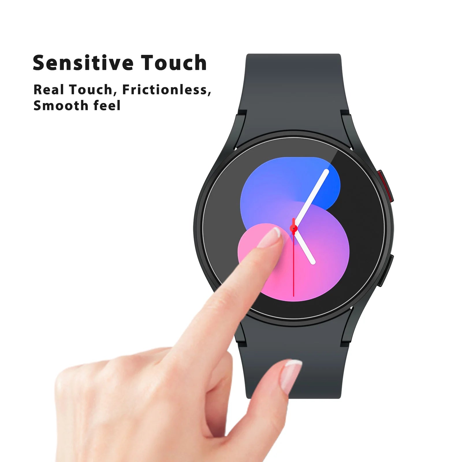Tempered Glass Screen Protectors for Samsung Galaxy Watch 6 and Galaxy Watch 6 Classic