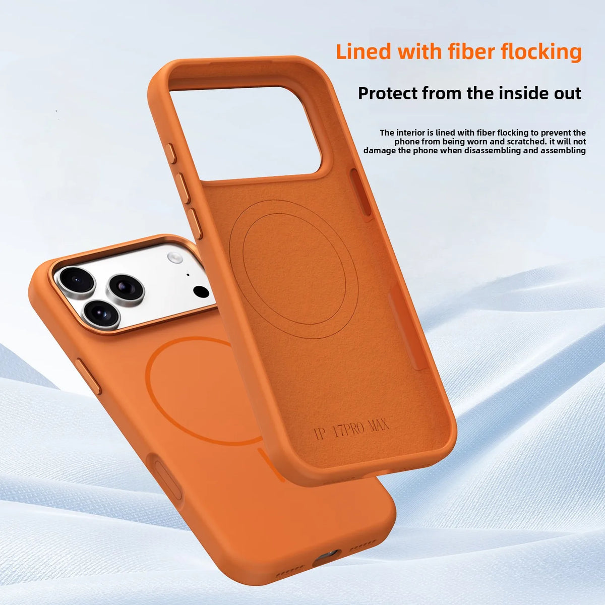 Liquid Silicone MagSafe Case with Metal Camera Protection Bezel for iPhone 18 Series