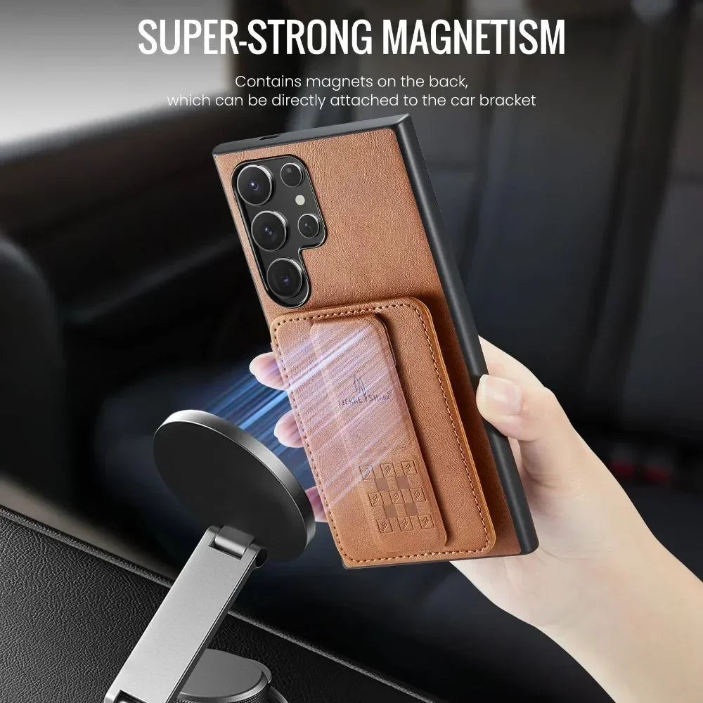 Multi-Card RFID Blocking Wallet Case for Samsung Galaxy S25 Series