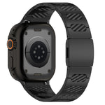 Metal and Silicone Hybrid Bracelet for Apple Watch