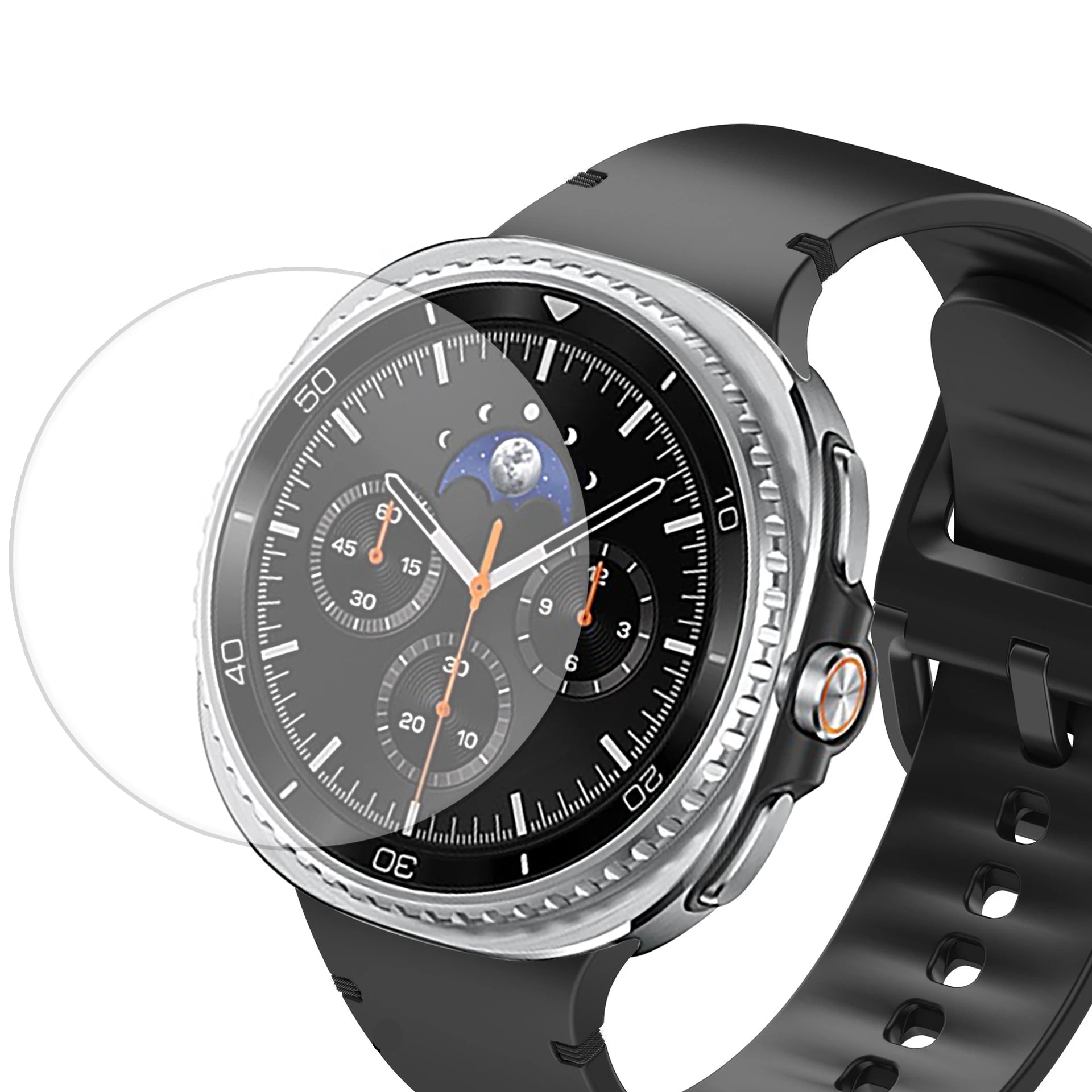 Full Coverage Tempered Glass Protector for Samsung Galaxy Watch 8 & Galaxy Watch 8 Classic
