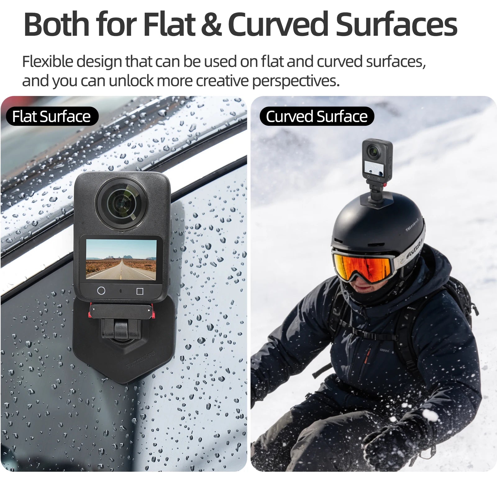 Magnetic Quick-Release Action Camera Mount Base for DJI Action Cameras