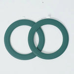 2PCS Universal PU Leather Adhesive Magnetic Plate