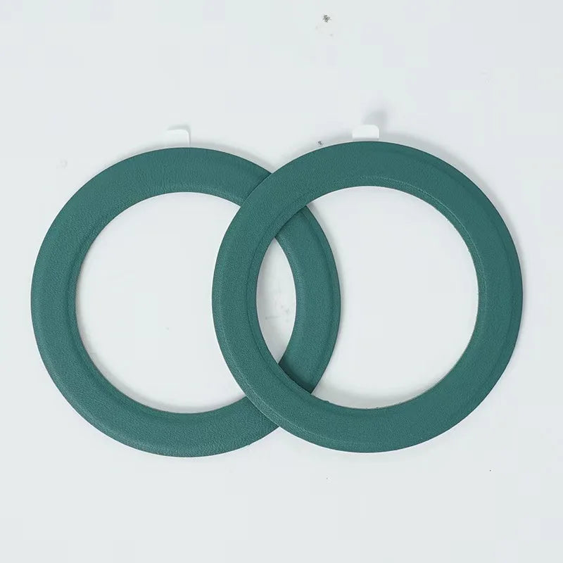 2PCS Universal PU Leather Adhesive Magnetic Plate