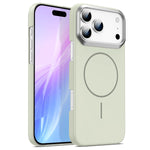 Durable Silicone PC Frame MagSafe Case for iPhone 17 Series