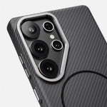 Ultrathin Magnetic Carbon Fiber PC Case for Samsung Galaxy S25 Series