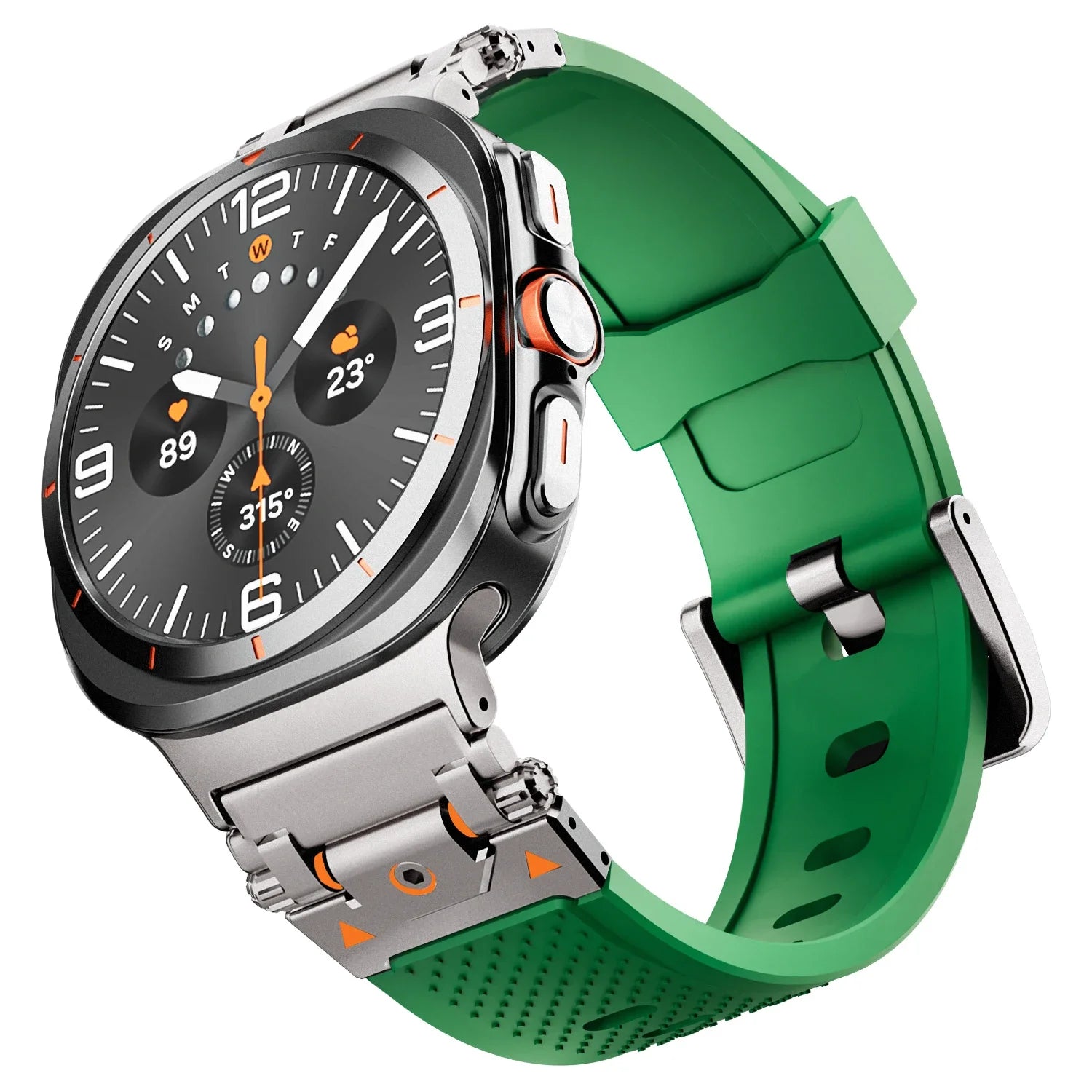 Rugged TPU Silicone Band for Samsung Galaxy Watch Ultra