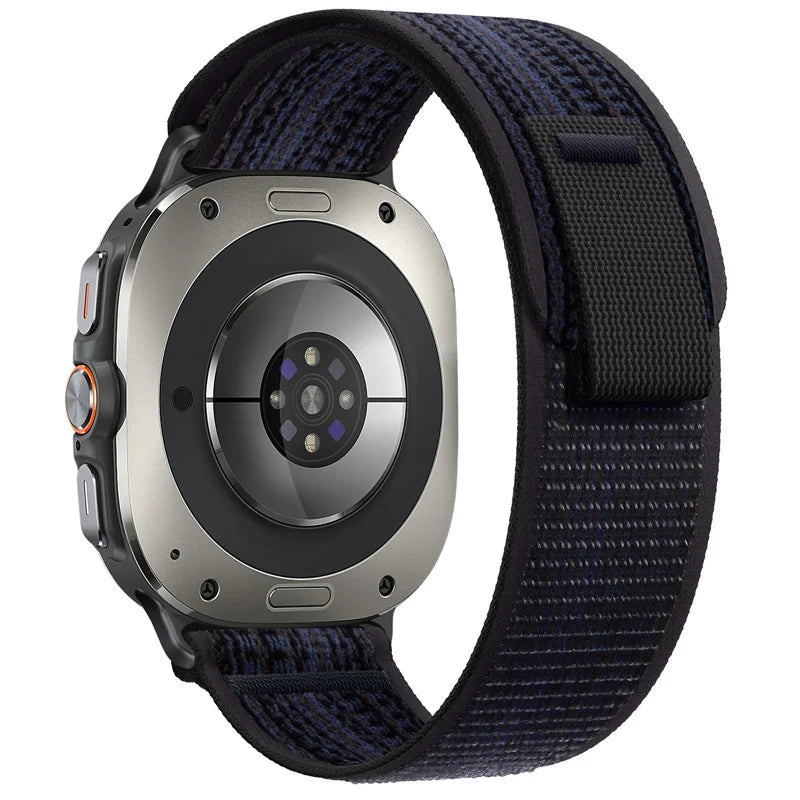 Ribbed Nylon No-Gap Watch Strap for Samsung Galaxy Watch Ultra 2