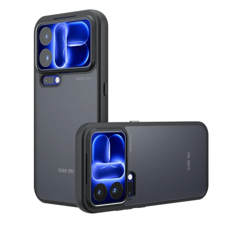 Matte Non-Slip Shockproof Bumper Case with Raised Camera Protection for Xiaomi 18 Series