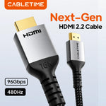 CABLETIME HDMI 2.2 Cable 16K 96Gbps with 4K@480Hz Support