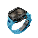 Luxury Stainless Steel Case & Silicone Strap Modification Kit for Apple Watch Series 10 (46mm)