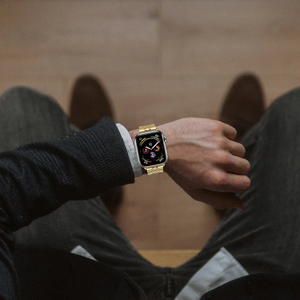 Premium Stainless Steel Metal Strap for Apple Watch