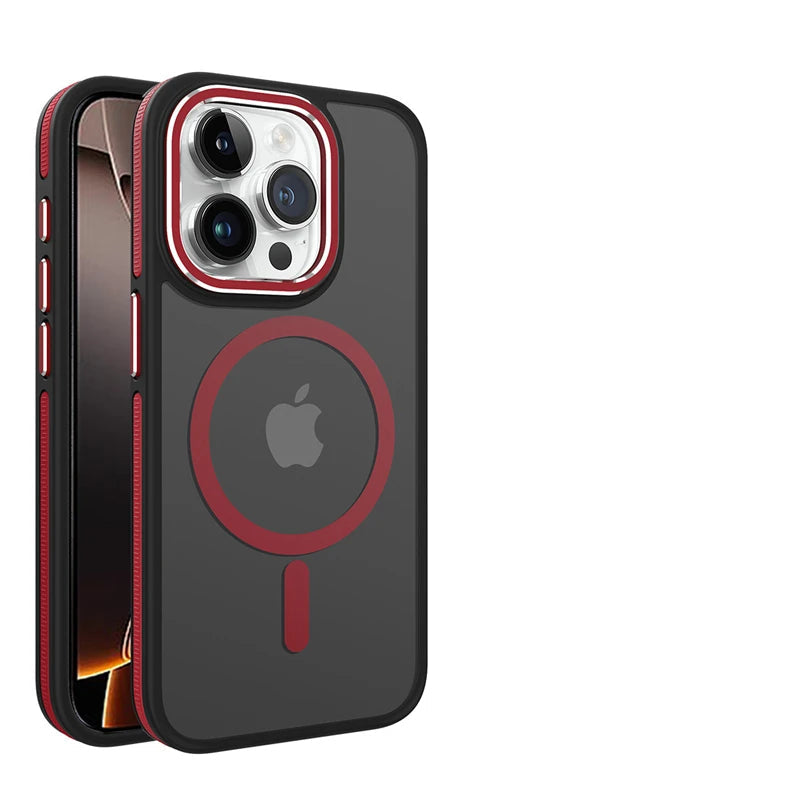 Shockproof Translucent MagSafe Case for iPhone 16 Series