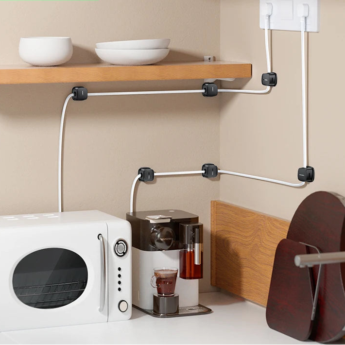 6PCS Adjustable Magnetic Cable Organizer