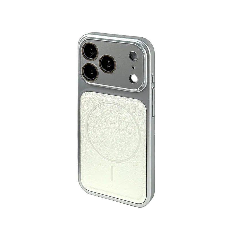 MagSafe Compatible Lychee Texture Case for iPhone 17 Series