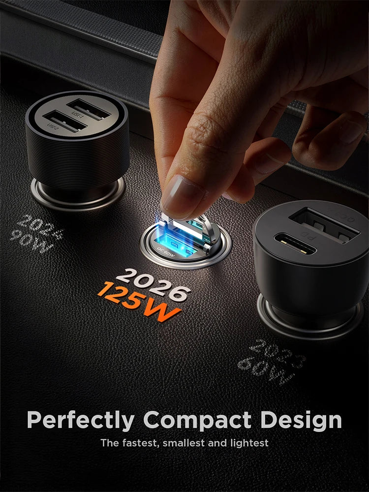 Joyroom 125W Dual-Port Car Charger
