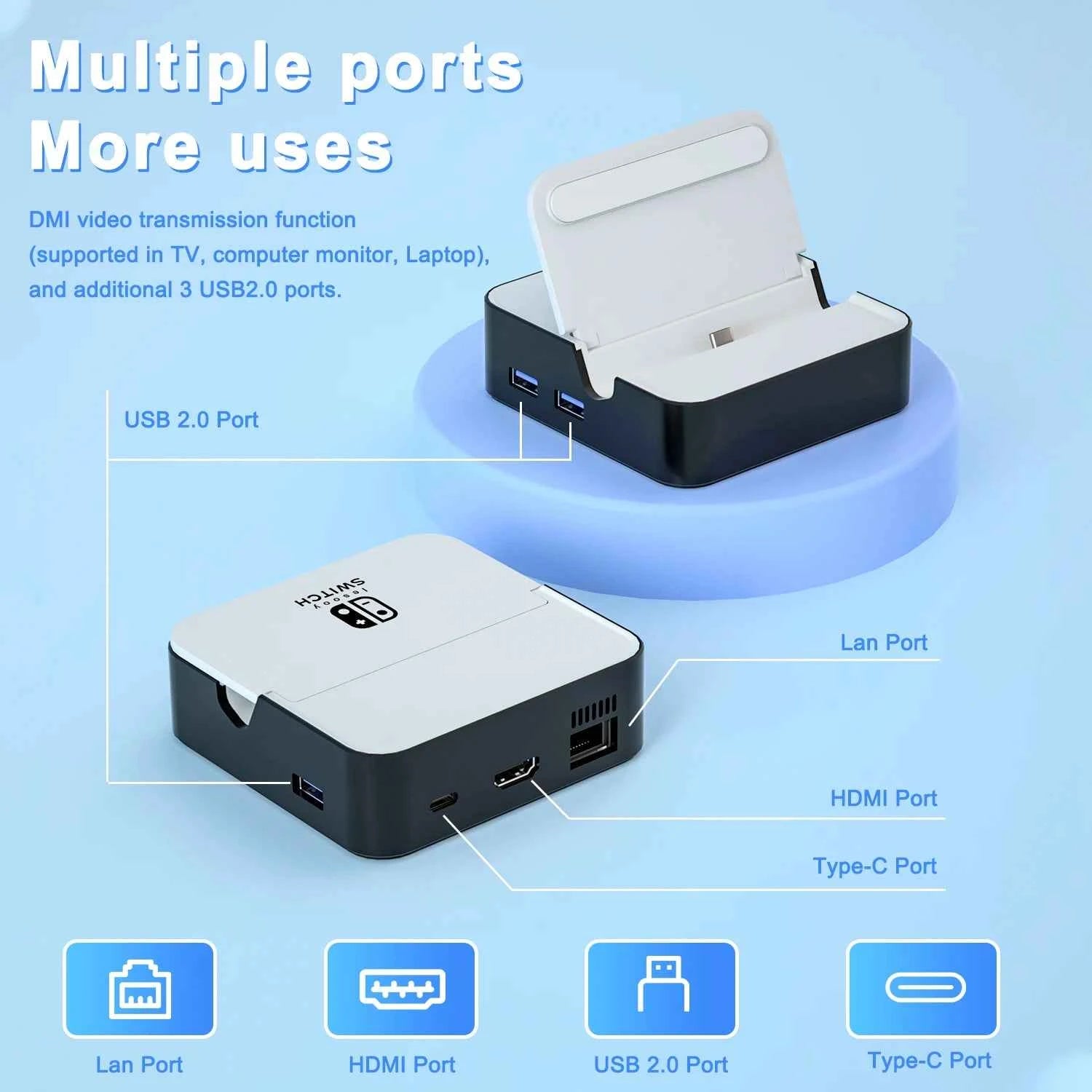 TV Docking Station for Nintendo Switch / Switch OLED