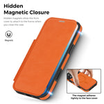 Stylish Flip Leather MagSafe Case for iPhone 17 Series