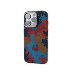Rugged Camouflage Graffiti MagSafe Case with Alloy Lens Frame for iPhone 16 Series
